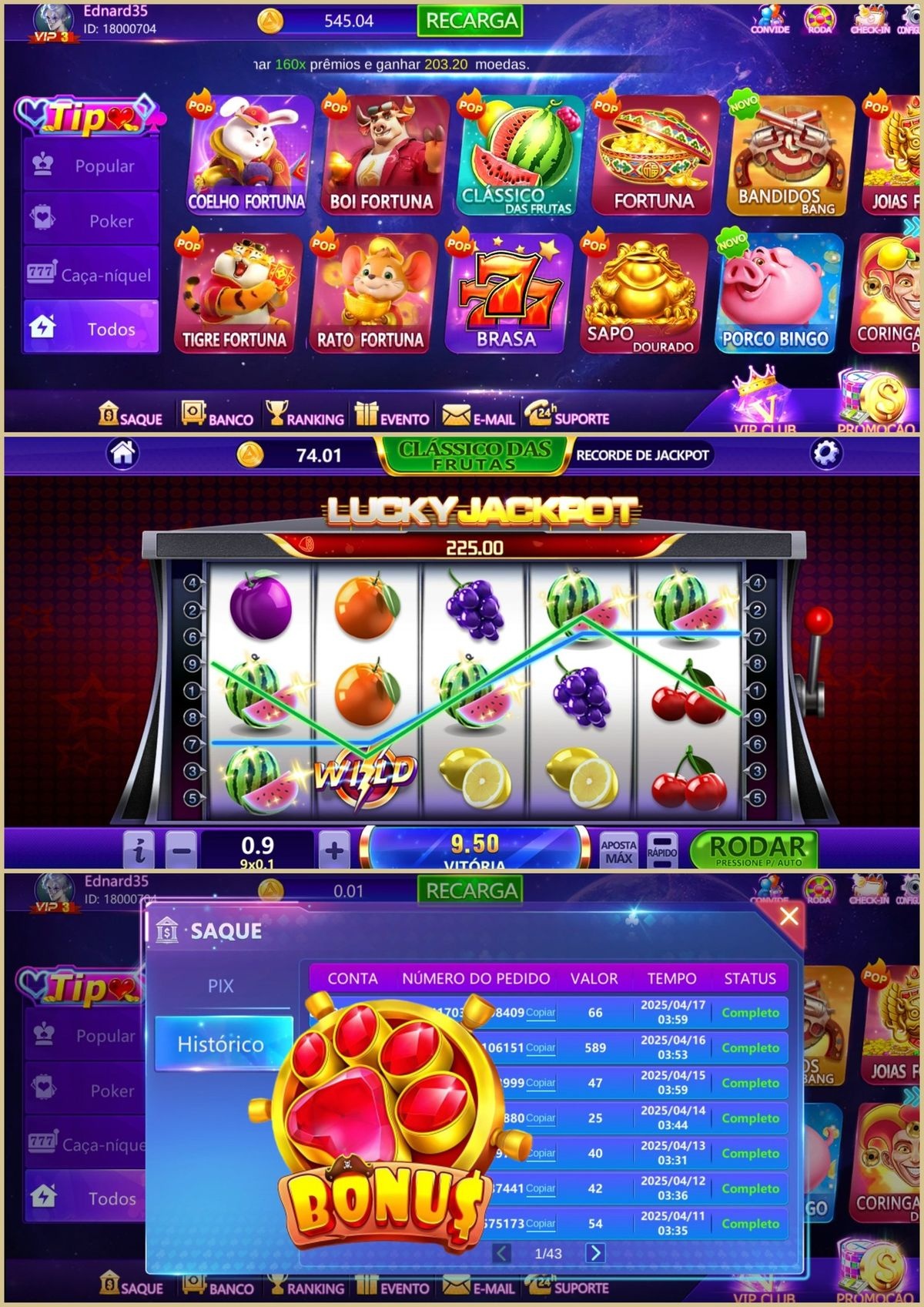 Zotabet casino game